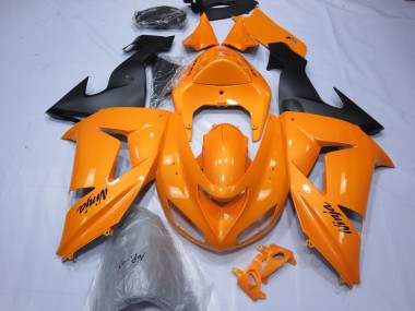 06-07 Orange Kawasaki ZX10R Motorrad Verkleidungen