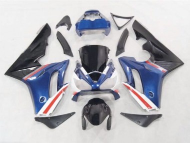 06-08 Blau 6 Triumph Daytona 675 Motorrad Verkleidungen