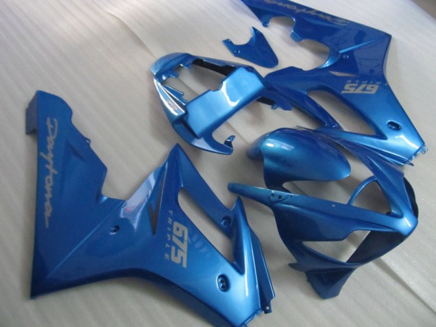 06-08 Leuchtendes Blau Triumph Daytona 675 Motorrad Verkleidungen