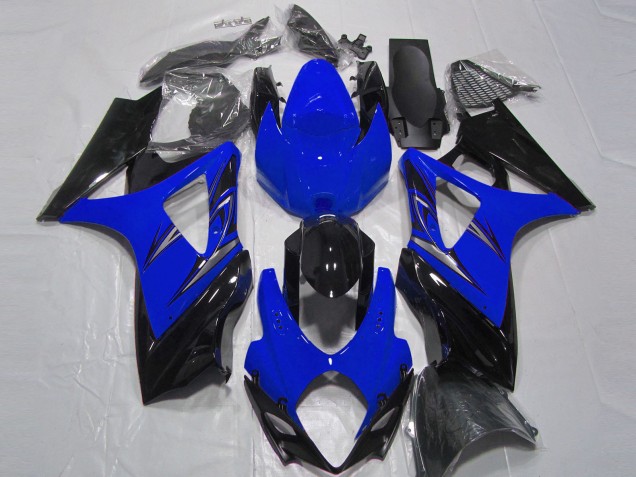 07-08 Blau & Schwarz Suzuki GSXR 1000 Motorrad Verkleidungen