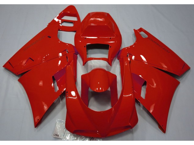 93-05 Rot Glänzend Performance-Design Ducati 996 748 916 998 Motorrad Verkleidungen