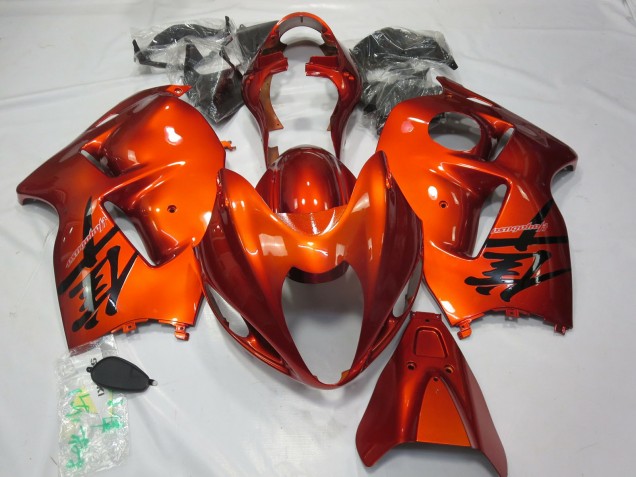 97-07 Gebranntes Orange Suzuki GSXR 1300 Motorrad Verkleidungen