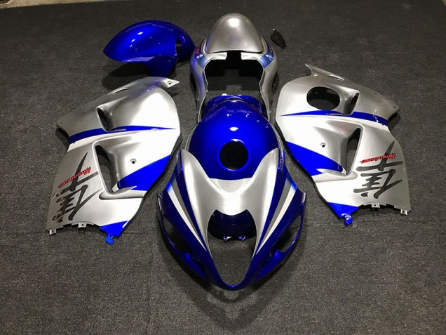 97-07 Glänzend Blau & Silber Suzuki GSXR 1300 Motorrad Verkleidungen