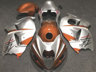 97-07 Glanzorange & Silber Suzuki GSXR 1300 Motorrad Verkleidungen