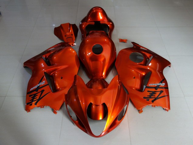 97-07 Kräftiges Orange Glänzend Suzuki GSXR 1300 Motorrad Verkleidungen