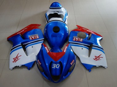 97-07 Ozeanblau & Logos Suzuki GSXR 1300 Motorrad Verkleidungen