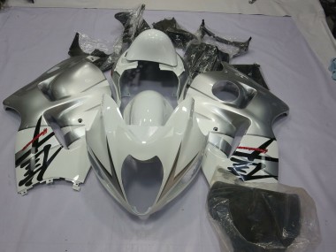 97-07 Silber Weiß Suzuki GSXR 1300 Motorrad Verkleidungen