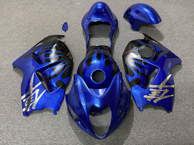 97-07 Tiefes Blau & Schwarz Suzuki GSXR 1300 Motorrad Verkleidungen